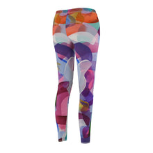 Cargar imagen en el visor de la galería, Intertwined - Multi Color Women's Casual Leggings