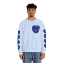Load image into Gallery viewer, Heart On My Sleeve Unisex Heavy Blend™ Crewneck Sweatshirt