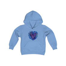Cargar imagen en el visor de la galería, Open Heart - Youth Heavy Blend Hooded Sweatshirt