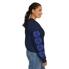 Load image into Gallery viewer, Heart On My Sleeve Unisex Heavy Blend™ Crewneck Sweatshirt