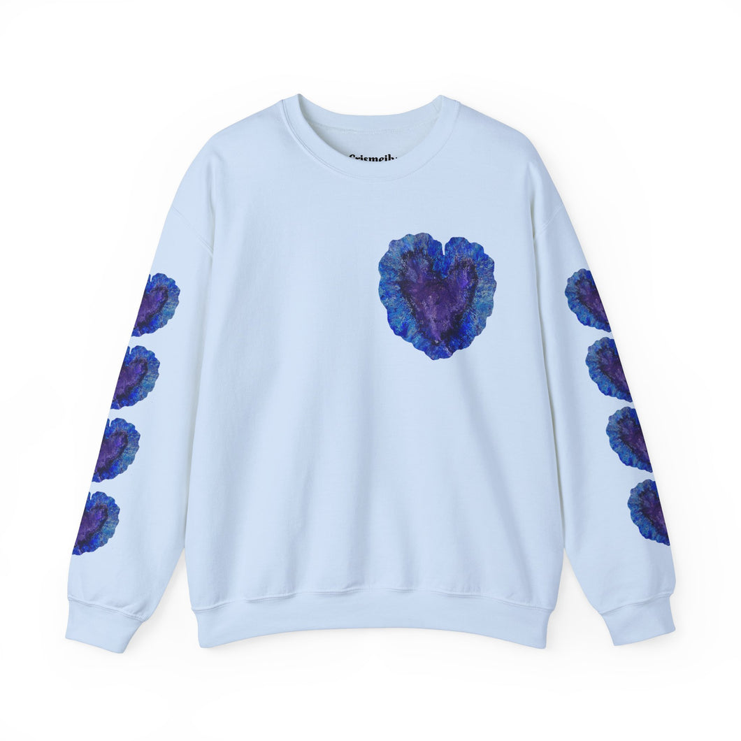 Heart On My Sleeve Unisex Heavy Blend™ Crewneck Sweatshirt