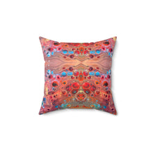 Load image into Gallery viewer, In Living Color - Faux Suede Square Pillow
