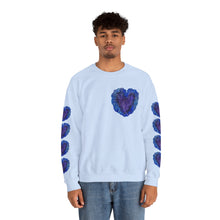 Load image into Gallery viewer, Heart On My Sleeve Unisex Heavy Blend™ Crewneck Sweatshirt
