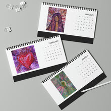 Load image into Gallery viewer, 2024 Desktop Calendar (Pouring My Heart Out Art Collection)
